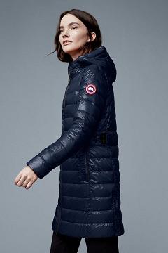 Chamarras Canada Goose Mujer Outlet - Cypress Chaqueta De Plumas Azul Oscuro Marino AV3560284